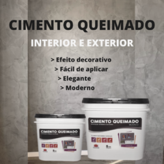 Cimento Queimado Rústico - Cinza Elefante 5kg - comprar online