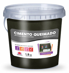 Cimento Queimado Perolizado - Pérola Negra 3,2 kg - Rangel Colors