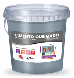 Cimento Queimado Perolizado - Brisa Gelada 3,2 kg