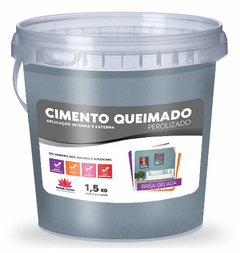 Cimento Queimado Perolizado - Brisa Gelada 3,2 kg - Rangel Colors