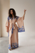 Kimono Elegance Azul e Pêssego - Kimoh -  Kimonos: lisos, estampados, exclusivos de seda e  eventos especiais.