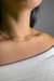 Colar Choker Veneza Banho no ouro 18k - comprar online