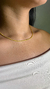 Colar Choker Diamantada Banho no ouro 18k - comprar online