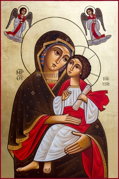 Theotokos e os Anjos