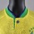 Kit Camisa Seleção Brasileira II 2022/23 - Versão Infantil - Amarela - Galáxia do Esporte