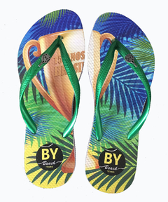 Chinelo 15 Anos Beach Brasil Feminino Slim - Verão 2023