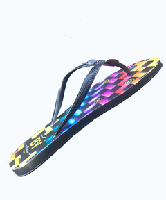 Chinelo Grip Love Feminino Slim Preto na internet