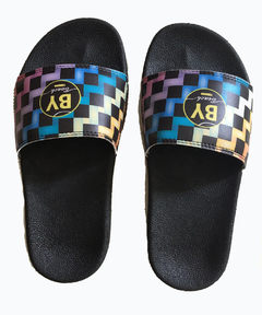 Chinelo Slide Grip Preto - By Beach Tennis