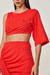 Cropped Mula Manca Vermelho COLCCI