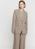 Blazer Alfaiataria - Nude - comprar online