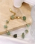 PULSEIRA DE PEDRAS VERDES - comprar online