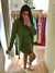 40118 CONJ LANZINHA CARDIGAN E VESTIDO VERDE - comprar online