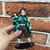 Tanjiro Kamado Demon Slayer Anime Action Figure Boneco Colecionável PVC