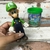 Caneca de Acrílico 350ml com Boneco Luigi Mario - comprar online