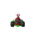 Carrinho Miniatura com Fricção Super Mario Kart Toad PVC