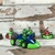 Carrinho Miniatura com Fricção Super Mario Kart Yoshi PVC