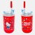 Copo Com Canudo Hello Kitty 300ml - comprar online