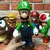 Boneco Super Mario Boneco Luigi 23cm PVC