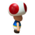 Boneco Super Mario Cogumelo Toad 20cm PVC