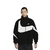 Nike Big Swoosh Reversible Black & White Fleece Jacket Preto