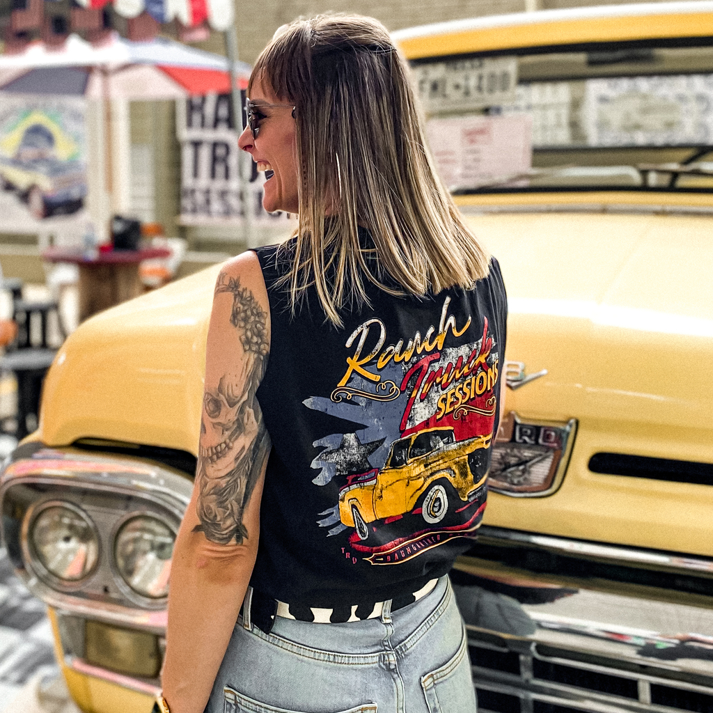 Camiseta Ford F1000 Feminina Preta