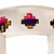 Bracelete Prata 950 14grs com Aguayo Andino Pink e Amarelo on internet