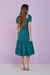 VESTIDO VERDE MIDI BABADO 