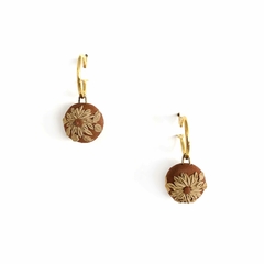 Aretes de barro rojo - 6