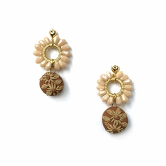 Aretes de barro rojo - 8