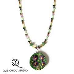 Collar de barro pintado - 1