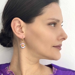 Aretes de barro pintado - 4 - comprar en línea