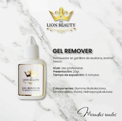 REMOVEDOR EN GEL X 20GR LION BEAUTY