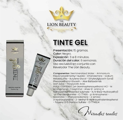 KIT TINTE GEL NEGRO - LION BEAUTY - comprar online