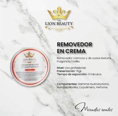 REMOVEDOR EN CREMA FRUTILLA X 15GR - LION BEAUTY