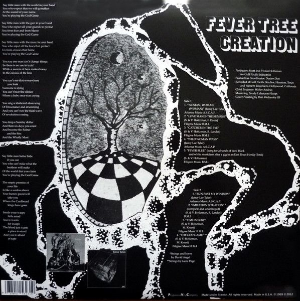 Fever Tree creation Vinyl Record 