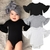 bodysuit 2 pçs bebê recém-nascido roupas da menina fora do ombro rendas - comprar online