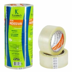 FITA ADESIVA TRANSPARENTE 45MMX100M KORETECH 5UN