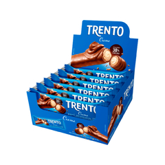 CHOCOLATE TRENTO CREME AZUL PECCIN 16X32G