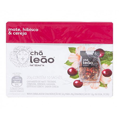 CHA LEAO SENSES MATE HIBISCO CEREJA 10X2,2G - comprar online