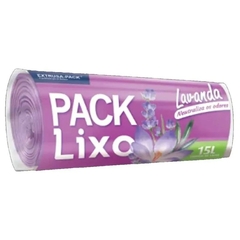 SACO LIXO ANTIODOR LAVANDA 15L PACK LIXO ROLO LILAS 60UN