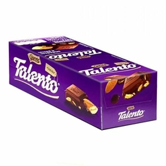 CHOCOLATE GAROTO TALENTO AMENDOAS PASSAS ROXO 15X25G