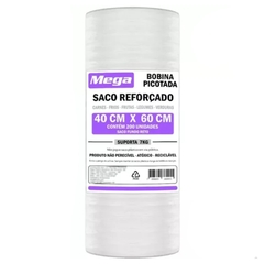 BOBINA PICOTADA REFORÇADA 40X60 MEGA 200UN