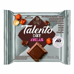 CHOCOLATE GAROTO TALENTO AVELA DIET 15X25G - comprar online