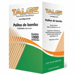 PALITO DENTE BAMBU SACHE TALGE ECO 1000UN