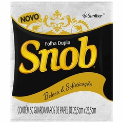 GUARDANAPO PEQUENO SNOB FOLHA DUPLA 50FL