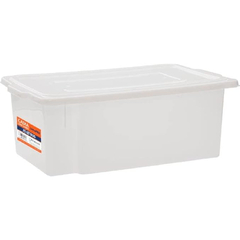 CAIXA PLASTICA ORGANIZADORA 25L BRANCA C/ TAMPA PARAMOUNT PRO - REF.521