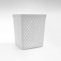 CESTO ORGANIZADOR QUADRADO 23X23X27CM BRANCO PARAMOUNT QUADRATTA - REF.894BRANCO