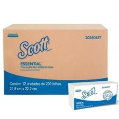 PAPEL TOALHA INTERFOLHADO SCOTT FOLHA DUPLA 2400FL - REF.30240527