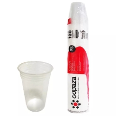 COPO 300ML DESCARTAVEL TRANSPARENTE COPAZA C/ 100 UN