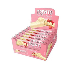 CHOCOLATE TRENTO CHEESECAKE MORANGO ROSA PECCIN 16X32G